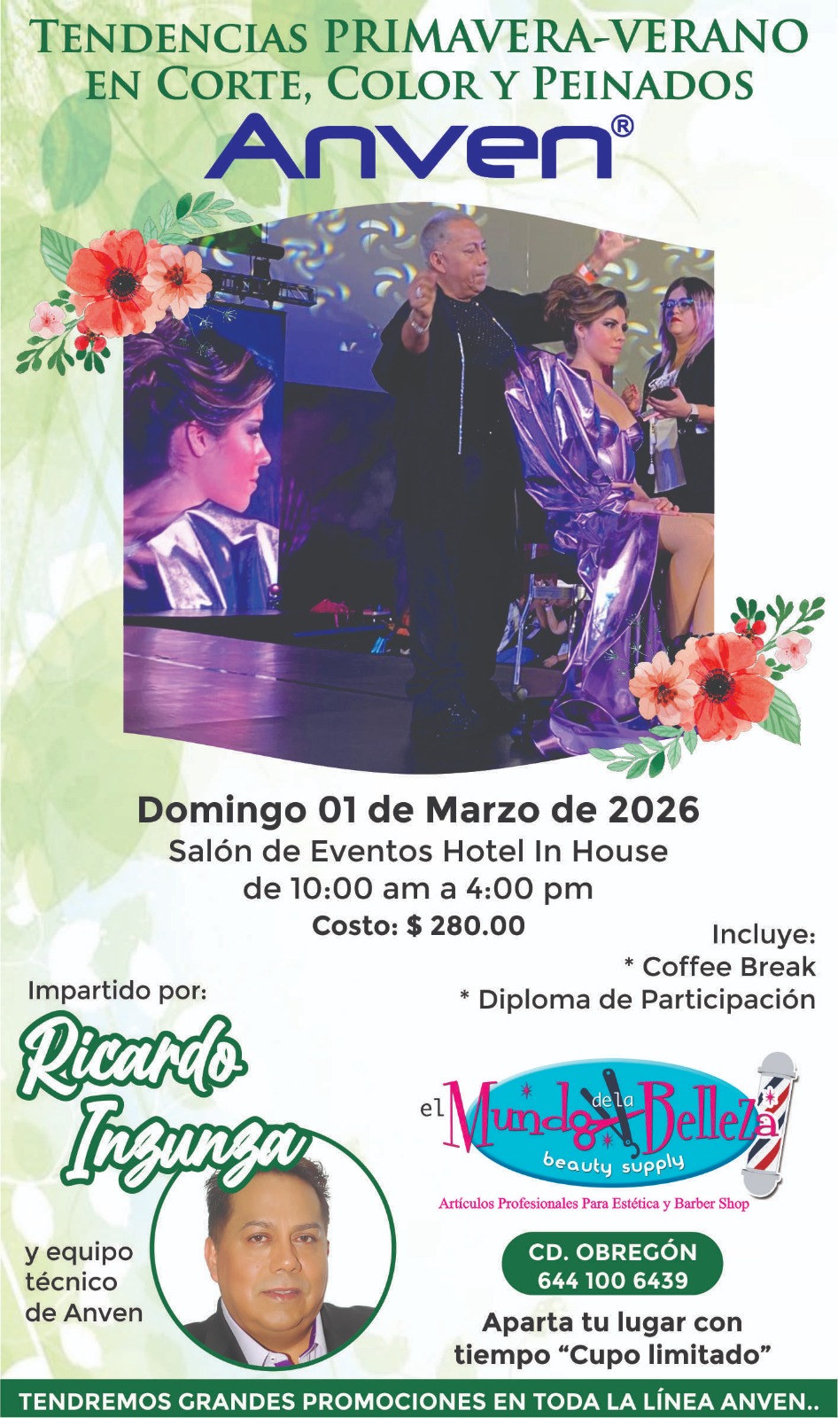 Promoción del evento